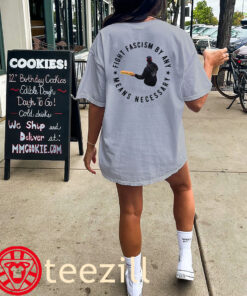 Fight Fascism By Any Means Necessary Shirt – Bold Activist Statement Tee Classic