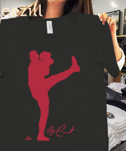 Garrett Crochet Silhouette Shirt - Boston Baseball Pitching Fan Gear