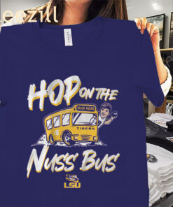 Garrett Nussmeier Hop On The Nuss Bus Tees Unisex