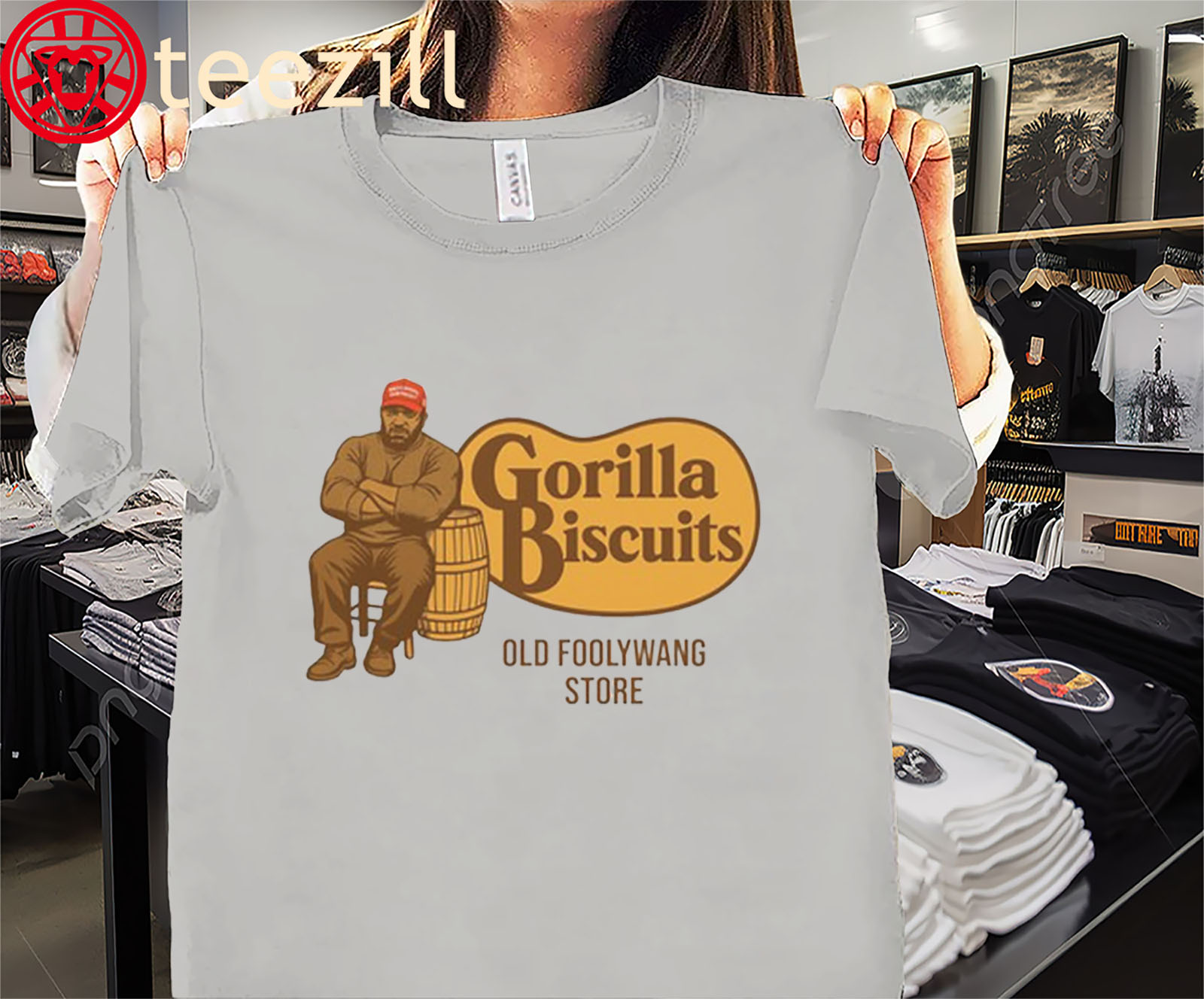 Gorilla Biscuits Old Foolywang Store Apparel Shirt Unisex