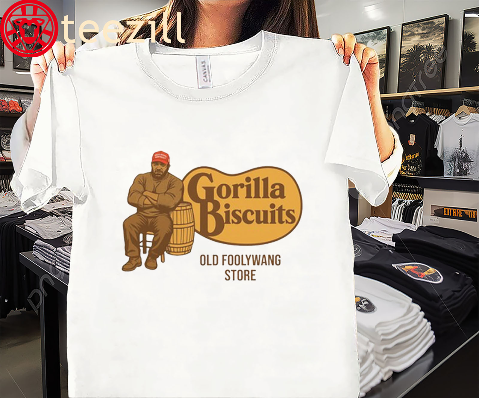 Gorilla Biscuits Old Foolywang Store Apparel Shirt