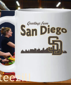 Greetings From San Diego Padres City Premium Mug