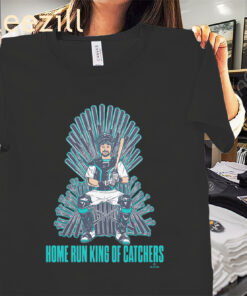 Home Run King of Catchers Shirt - Cal Raleigh Baseball - Big Dumper Record-Breaker Tee