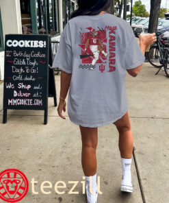 Indiana Football Mikail Kamara 90s Style Tee Shirt Classic