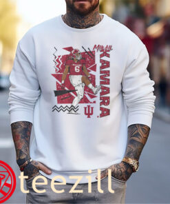 Indiana Football Mikail Kamara 90s Style Tee Shirt Sweater