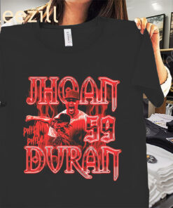 Jhoan Duran “Philthy in Philly” Flames Premium Shirt – #59 Heat Thrower Baseball Tee