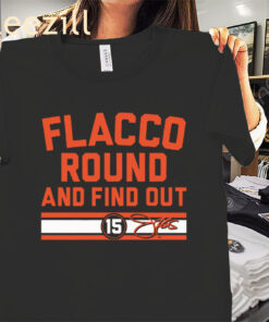 Joe Flacco Round and Find Out Shirt – Cleveland Football Hype Tee