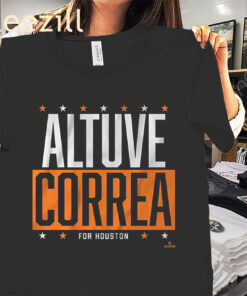 Jose Altuve & Carlos Correa For Houston Shirt – Houston Baseball Tee