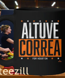 Jose Altuve & Carlos Correa For Houston Shirt – Houston Baseball Tee Mug