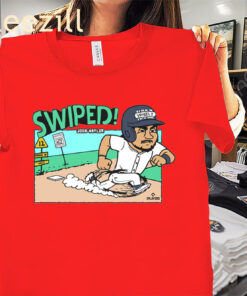 Josh Naylor Swiped Bags Seattle Mariners Caricature Shirt