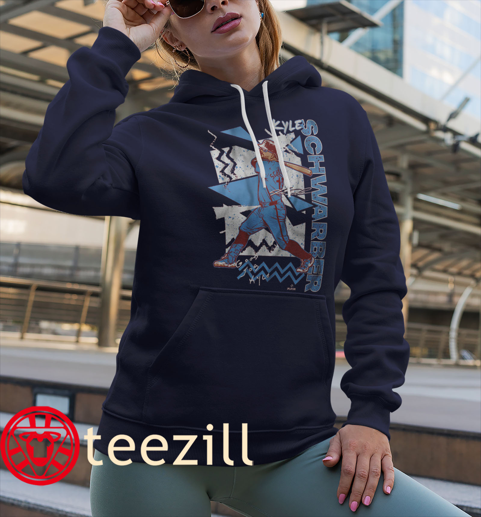 Kyle Schwarber Philly's 90s Style Shirt- Philadelphia Baseball Hoodies