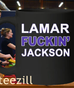 Lamar Fuckin Jackson Mug Baltimore Ravens