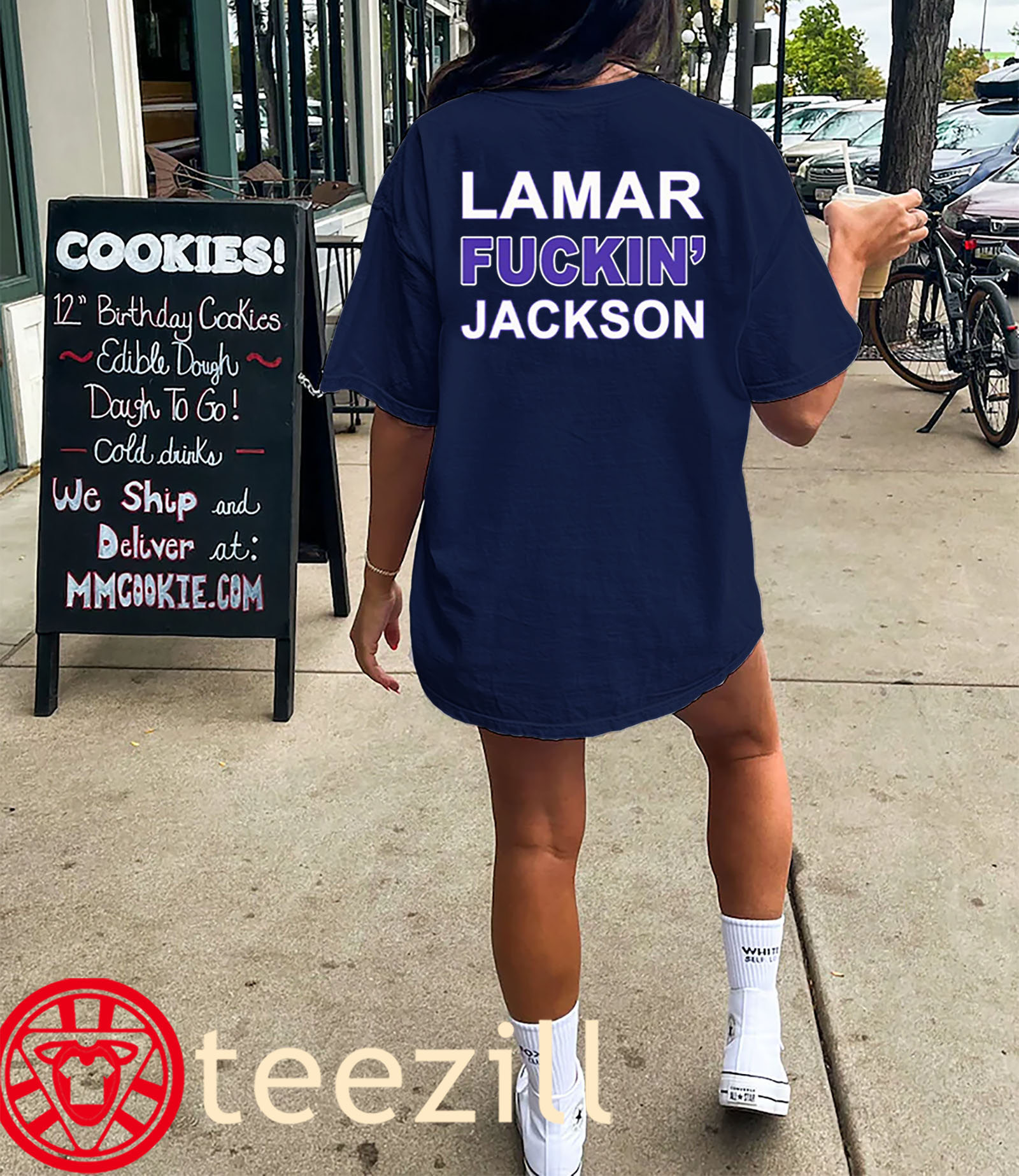 Lamar Fuckin Jackson T-Shirt Baltimore Ravens Classic