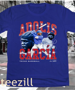 Limited Adolis Garcia Retro Flair Shirt Texas Baseball