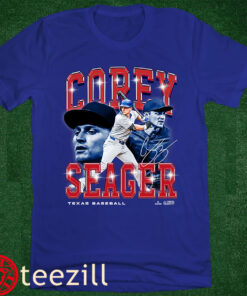 Limited Corey Seager Retro Flair Shirt Texas Rangers Baseball
