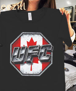 Logo 2025 UFC Canada Flag Shirt Limited Edition