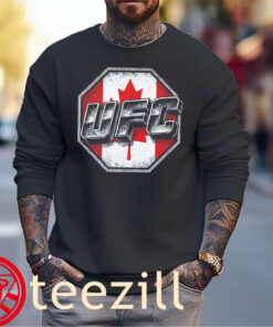 Logo 2025 UFC Canada Flag Shirt Limited Edition Sweater
