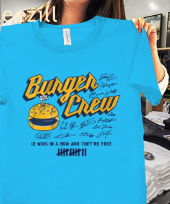 Milwaukee Baseball Crew 12 Wins Shirt Burgers Free