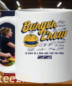 Milwaukee Baseball Crew 12 Wins Shirt Burgers Free Mug