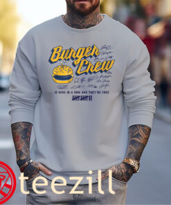 Milwaukee Baseball Crew 12 Wins Shirt Burgers Free Sweater