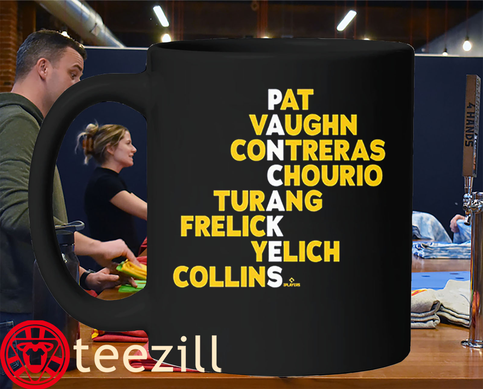 Milwaukee Baseball Pancakes Names Team Mug