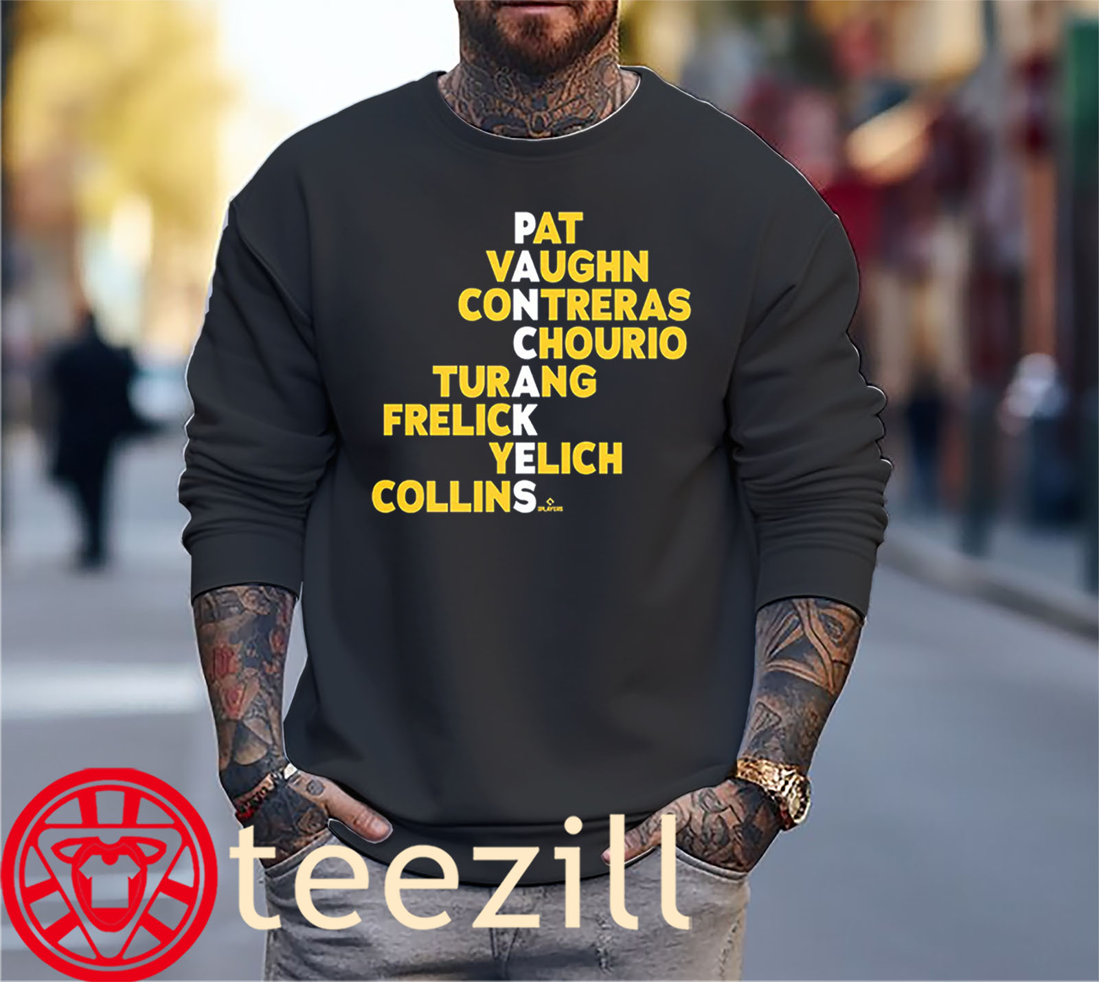 Milwaukee Baseball Pancakes Names Team Sweater