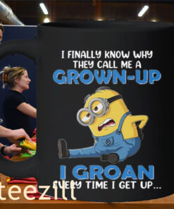 Minions Funny Grown-Up I Groan Shirt Mug