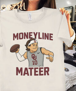 Moneyline John Mateer Shirt Oklahoma Football
