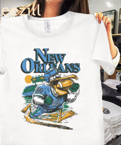 New Orleans Football Mascot Tee Shirt Unisex