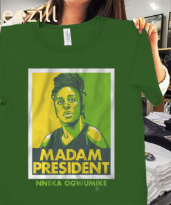 Nneka Ogwumike- Madam President Shirt - Nneka Ogwumike Seattle Basketball WNBPA Tee