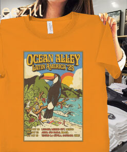 Ocean Alley Latin America 2025 Santiago Chile Poster Shirt