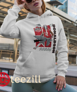 Ohio State Football CJ Donaldson 90s style White Shirt Hoodies