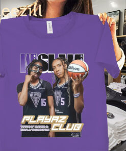 Posters Playaz Club Tiffany Hayes And Kayla Thornton Slam Cover Shirt