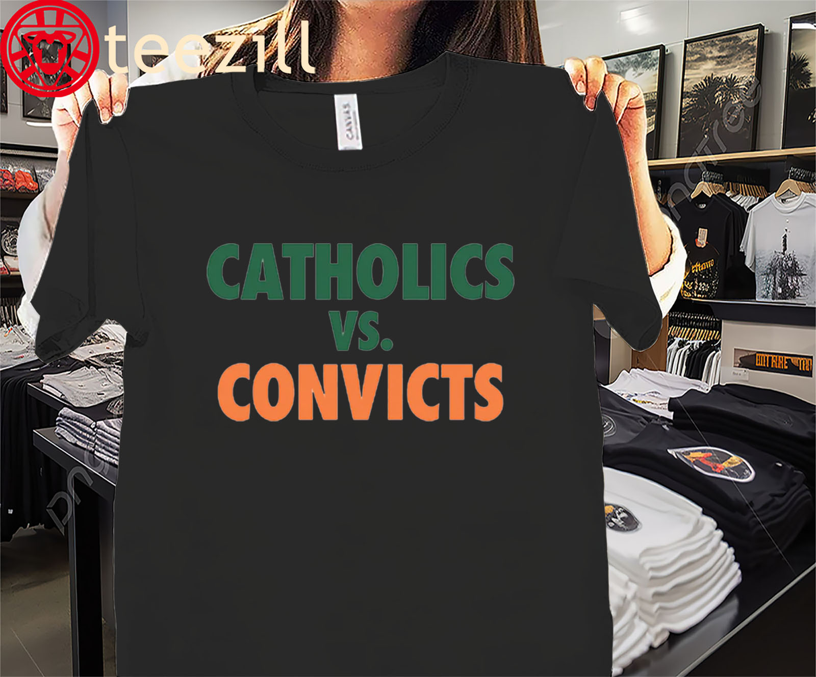 Retro Classic Catholics vs Convicts 1988 unisex