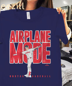 Roman Anthony- Airplane Mode Tee Shirt Boston Red Sox Baseball
