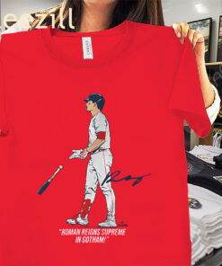 Roman Anthony Roman Reigns Supreme Shirt – Bronx Baseball Debut Tee