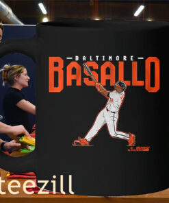 Samuel Basallo Slugger Swing Shirt – Baltimore Baseball Takeover Tee Mug