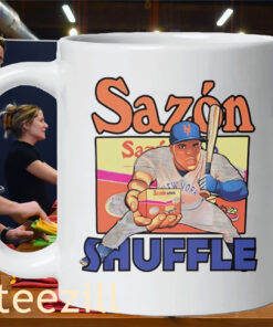 Sazón Shuffle Shirt - Juan Soto New York Mets Baseball Mug