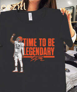 Shedeur Sanders- Time To Be Legendary QB Cleveland Shirt