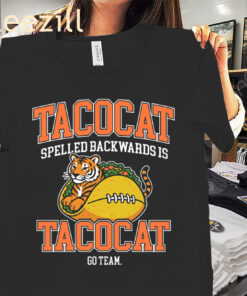 Tacocat Spelled Backwards Is Cincinnati Game Day Shirt Joe Burrow