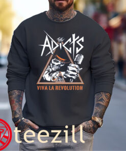 The Adicts Viva La Revolution Funny Skull Sweater