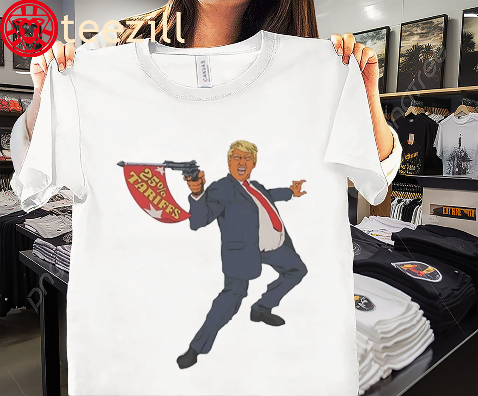 The Funny Donald Trump 25% Tariffs Shirt