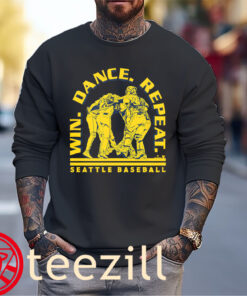 Win. Dance. Repeat. 2025 Shirt Seattle Baseball Tee Sweater