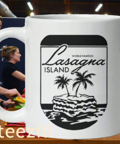 World Famous Lasagna Island Shirt - Premium Funny Lasagna Tee Mug