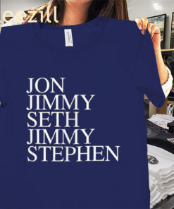 2025 Jon Jimmy Seth Jimmy Stephen Shirt, Support Jimmy Kimmel Tee Classic