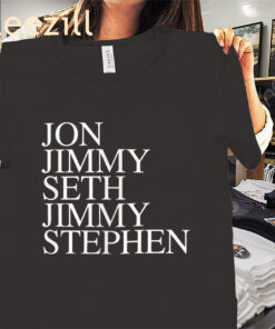2025 Jon Jimmy Seth Jimmy Stephen Shirt, Support Jimmy Kimmel Tee Unisex