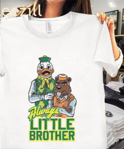 Always Little Brother Shirt Oregon Ducks And Oregon State Beavers Tshirt
