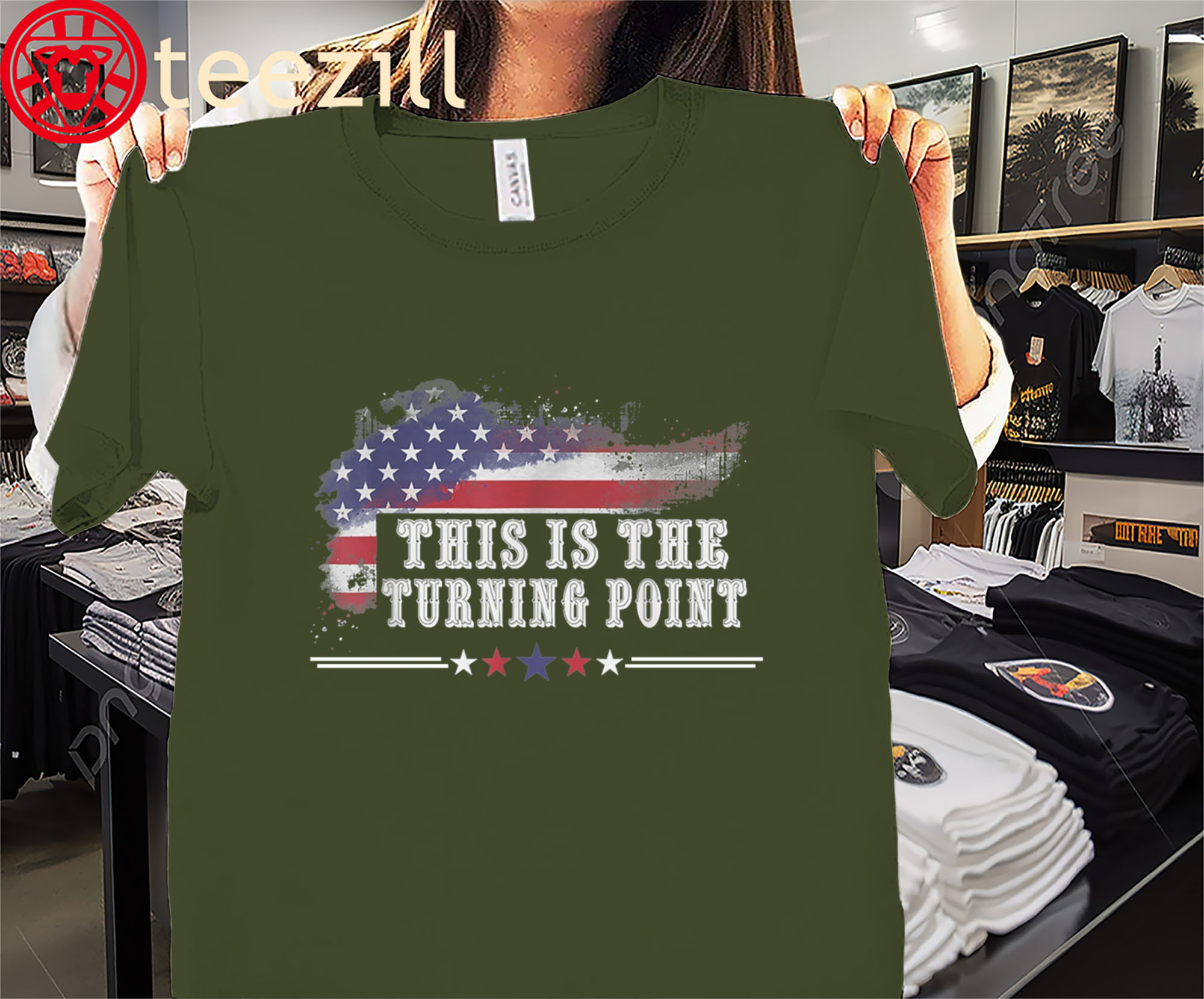 American Flag Tee This is The Turning Point Shirt