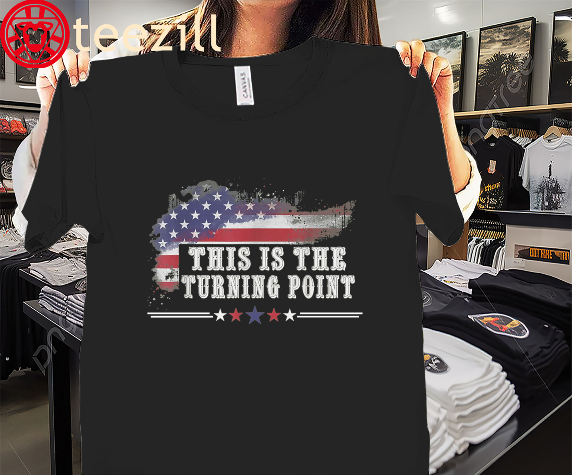 American Flag Tee This is The Turning Point Shirts