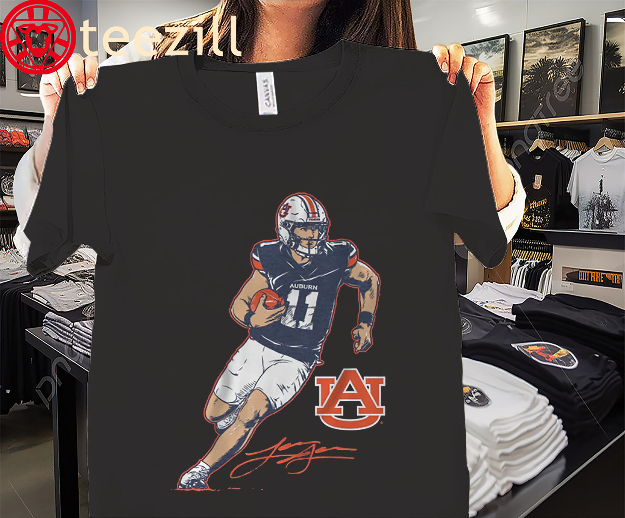 Auburn Tigers Jackson Arnold Superstar Pose Official Unisex Shirt